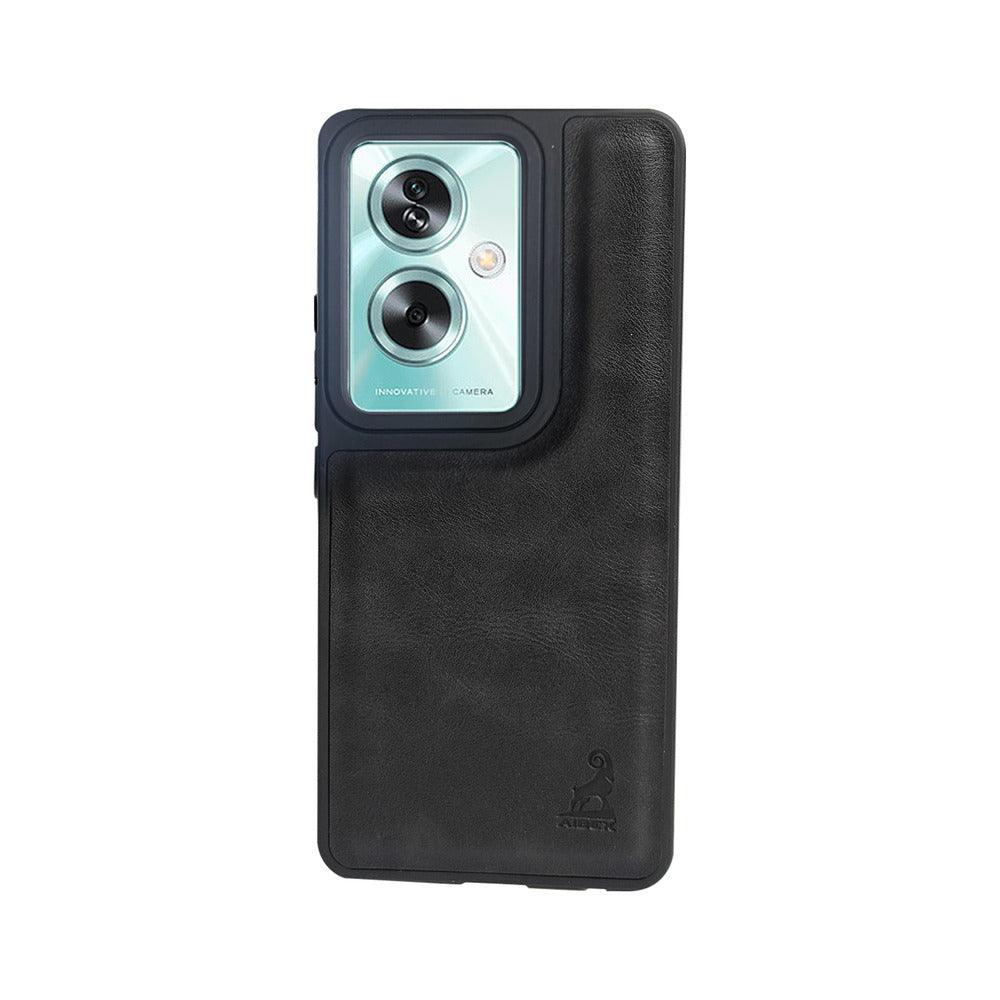 Aibex Shield Back Cover For Oppo A79 5G | Vegan Leather - Aibex